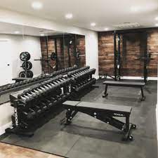 Make the walls a focal point. Pin By Gympartner Sweden Ab On Future Home Gym Room At Home Home Gym Decor Home Gym Basement