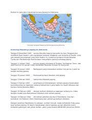 Masuknya jepang ke indonesia : History Of Java Peletakan Desa Sebagai Unit Administrasi Penjajahan Membuat Course Hero