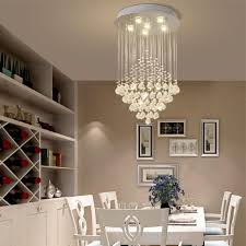 Spider chandeliers are such a fun contemporary option for the dining room. Elegant Raindrop Crystal Ball Chandelier Ceiling Light Sofary