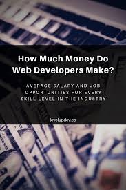 How Much Money Do Web Developers Make Average Salaries And Jobs Learn Web Development Web Development Web Developer Salary