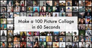 Save and share your collages online, or use them as your facebook or twitter header. Make A 100 Photo Collage In 60 Seconds Turbocollage