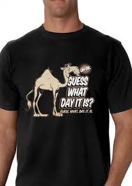 Happier than a camel on wednesday christmas remix is now available. Bewild Guess What Day It Is Camel Hump Day Men S T Shirt