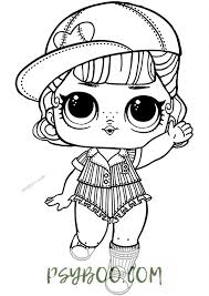 Mermaid surprise doll coloring pages merbaby surprisebirthdaycake. Doll Lol Lady Pit Stop Coloring Page Free Download Print