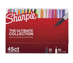 Sharpie Permanent Markers Ultimate Cosmic Color Collection Ultra Fine 45 Count Sharpie Sharpie Sharpie Permanent Markers Permanent Marker