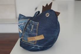 Mundschutz nähen mit schnittmuster kostenlos! Turstopper Huhn Aus Einer Alten Jeans Nahen Kostenlose Nahanleitung