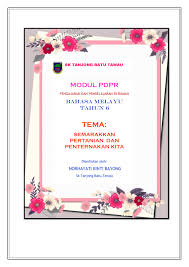 _ adik kelihatan muram sahaja apabila dia mendapat tempat kelima dalam pertandingan nyanyian. Modul Pdpr Bm Tahun 6 Flip Ebook Pages 1 23 Anyflip Anyflip