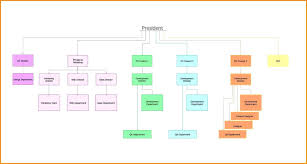 Bright Flow Organizational Chart Organizational Structure