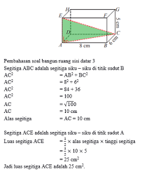 Digg luas gabungan bangun datar adalah gabungan dari beberapa bangun datar sederhana. Bangun Ruang Sisi Datar Serta Contoh Soal Tambah Pinter