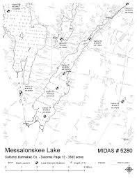 Lakes Of Maine Lake Overview Messalonskee Lake Snow