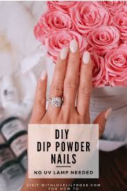As it doesn't need any. Diy Dip Powder Nails At Home No Uv Lamp Needed With Love Lily Rose