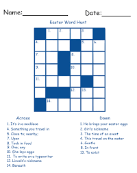 With this word search puzzle generator, you can easily create new puzzles that are never the same and always different, providing you with an unlimited supply of. Easter Crossword Puzzle Printable Games