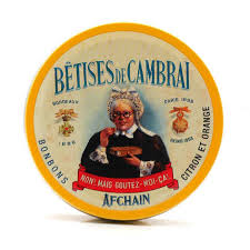 Les bêtises (french translation for stupid things) is a 1985 song recorded by french artist sabine paturel. Cambrai Betises With Lemon And Orange In Their Round Box Confiserie Afchain