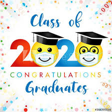 Class Of 2020 Year Graduating Banner Awards Concept Creative Funny Sign Happy Holiday Abstract Graphic Design Graphic Design Templates Colorful Invitations