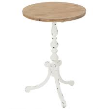 The reclaimed pine table that you have dreamed about! White Farmhouse Pedestal Metal Accent Table Hobby Lobby 1727270