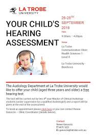 The type of hearing test to be used depends on the child's age, its ability to understand and often also the type of hearing loss that you. Facebook