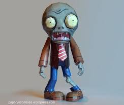 Plants Vs Zombies Zombie Paper Toy Via Paper Vs Zombies More One Very Well Done Paper Model From Paper Plants Vs Zombies Paper Toys Plant Zombie