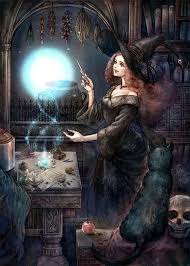 Pin By Nina On Witches Spells Fantasy Witch Beautiful Witch Halloween Art