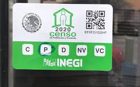 Censos de población y vivienda, 1970, 1980, 1990, 2000, 2010 y 2020. Censo 2020 Que Significan Las Letras De La Calcomania Del Inegi