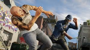 Od najładniejszych od najnowszych naj. Tapeta Na Pulpit Watch Dogs 2 Mezczyzni Krew Dwa 2 Walcza 4096x2304