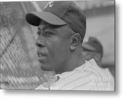 Hank Aaron Metal Prints and Hank Aaron Metal Art for Sale