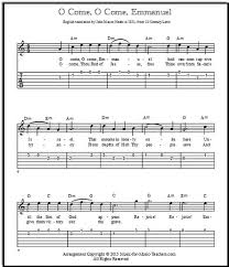 O Come O Come Emmanuel Chords And Tabs For Guitar Free