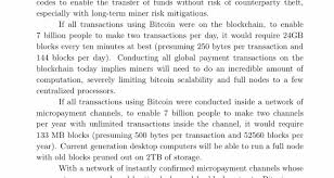 With bitcoin core 8mb being a direct descendant of the first bitcoin software developed by satoshi, we believe it retains more of the qualities that make bitcoin so great. Page 55 Of The Lightning Network Whitepaper Guess Bitcoin Core Will Have To Increase Their Block Size After All Lightningnetwork