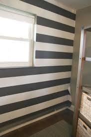 Black And White Stripe Peel And Stick Wallpaper House Tweaking House Tweaking Diy Home Decor Accent Wall Bedroom