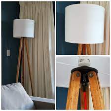 Tripod floor lamps have been a part of every classic european home for many years. Hello Beautiful Tripod Floor Lamp Diy Diy Floor Lamp Tripod Floor Lamps Tripod Lamp