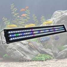 Led Aquarium Light Full Spectrum Freshwater Fish Tank Plant Marine 24 36 48 Led Aquarium Lighting Fish Tank Lights Aquarium Lighting