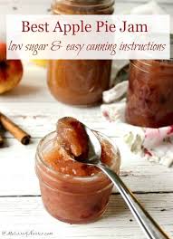 Apple Pie Jam Low Sugar Recipe Recipe Apple Pie Jam Low Sugar Jam Recipes Low Sugar Recipes