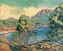 Armand Guillaumin Agay La Baie Par Temps De Mistral Art Painting Landscape Paintings