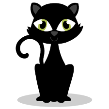 Black Cat Black Cat Art Cricut Halloween Cute Clipart