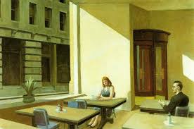 Edward Hopper Luce Del Sole Nella Caffetteria 1958 Edward Hopper Paintings Edward Hopper Hopper Art