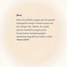 Hal ini juga berlaku bila anda ingin seseorang yang anda cintai bisa terus ingat dan terkenang kepada kita, sekalipun orang tersebut tidak pernah memiliki perasaan yang sama. Ya Allah Jika Dia Jodohku Permudahkanlah Sekadar Doa Untuk Kita Pesona Pengantin