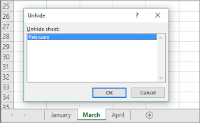 To unhide a sheet in vba, use the worksheet visible property Where Are My Worksheet Tabs Excel