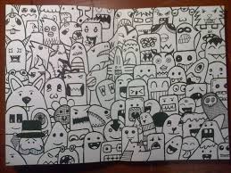 Hasil gambar untuk cara menggambar doodle art untuk pemula