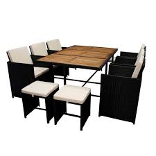 Garten Essgruppe Mit 10 Sitzplatzen Aus Polyrattan Akazie Wevera 11 Teilig In 2020 Garten Essgruppe Essgruppe Mobel Und Mehr