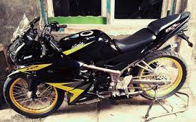 Modifikasi ninja rr mono modif. Modifikasi Ceria Ninja 150 Rr
