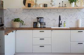 Using backsplash wallpapers does have many advantages. 15 Wallpaper Backsplashes That Ll Transform Your Kitchen