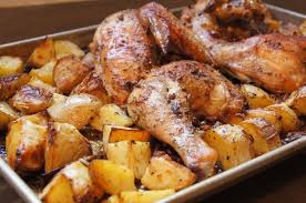 Best Greek Chicken And Potatoes With Lemon Garlic And Oregano Recipe Greek Chicken And Potatoes Greek Lemon Chicken Roasted Chicken And Potatoes