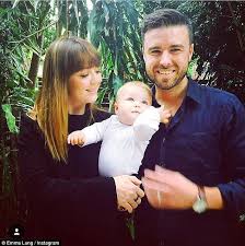 Select from premium emma lung of the highest quality. Emma Lung Cradles One Year Old Son Marlowe At Fashion Launch One Year Old Sons Baby Makes