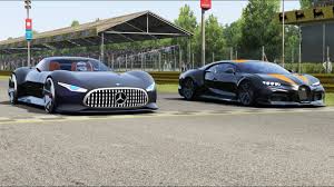 Mercedes Benz Amg Vision Gt Vs Bugatti Chiron Super Sport 300 At Monza Bugatti Chiron Amazing Cars Mercedes Benz Amg