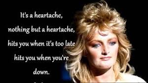 Collections with it's a heartache. It S A Heartache Bonnie Tyler With Lyrics Youtube