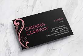 Choose from 76 printable design templates, like catering business cards posters, flyers, mockups, invitation cards, business cards. Catering Business Cards Free Template Designs Custom Printing