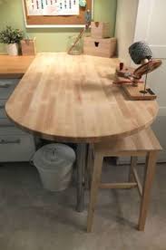 Ikea Gerton Desk With Round Edge Google Search Ikea Room Divider Best Ikea Craft Room Tables