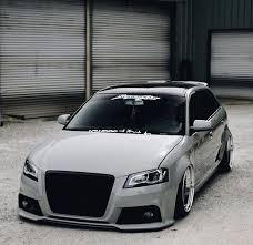 Audi A3 Sportback 8p Custom Auto Body Superstarcustoms Atl Bagged Bbsrs Wheels Threepiece Wheels Porsche Col Audi A3 Sportback Audi Sportback Audi Wagon