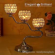 Crystal Candelabra Wedding Parties Events Table Centerpieces Decoration Fireplace Candle Holders Gifts For Birthday Housewarming Christmas Small Glass Votive Candle Holders Small Tealight Candle Holders From Wendymengluck 54 27 Dhgate Com