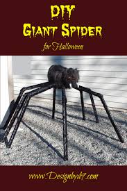 This spider is 17' feet in diameter from leg to leg. Diy Giant Halloween Spider Design By D9