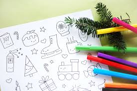 This collection includes mandalas, florals, and more. Wild Olive Printable Kawaii Christmas Coloring Pages