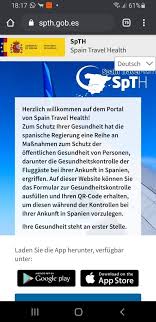 Spanish government has declared as mandatory to fill in a health form before travelling to spain, and use the qr code linked to this form to travel to spain, and show it when you arrive at any spanish airport. Falken Tours Https Www Spth Gob Es Facebook